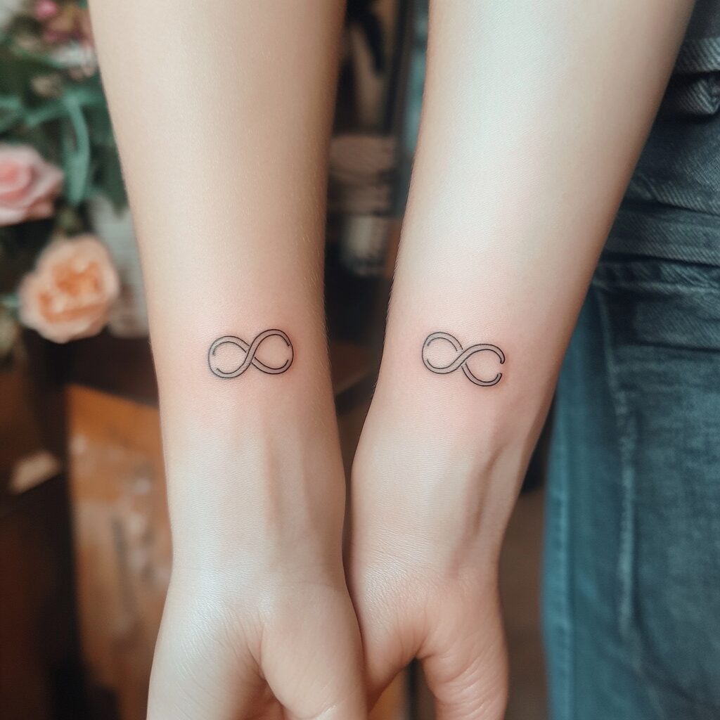 Small Infinity Best Friend Tattoos