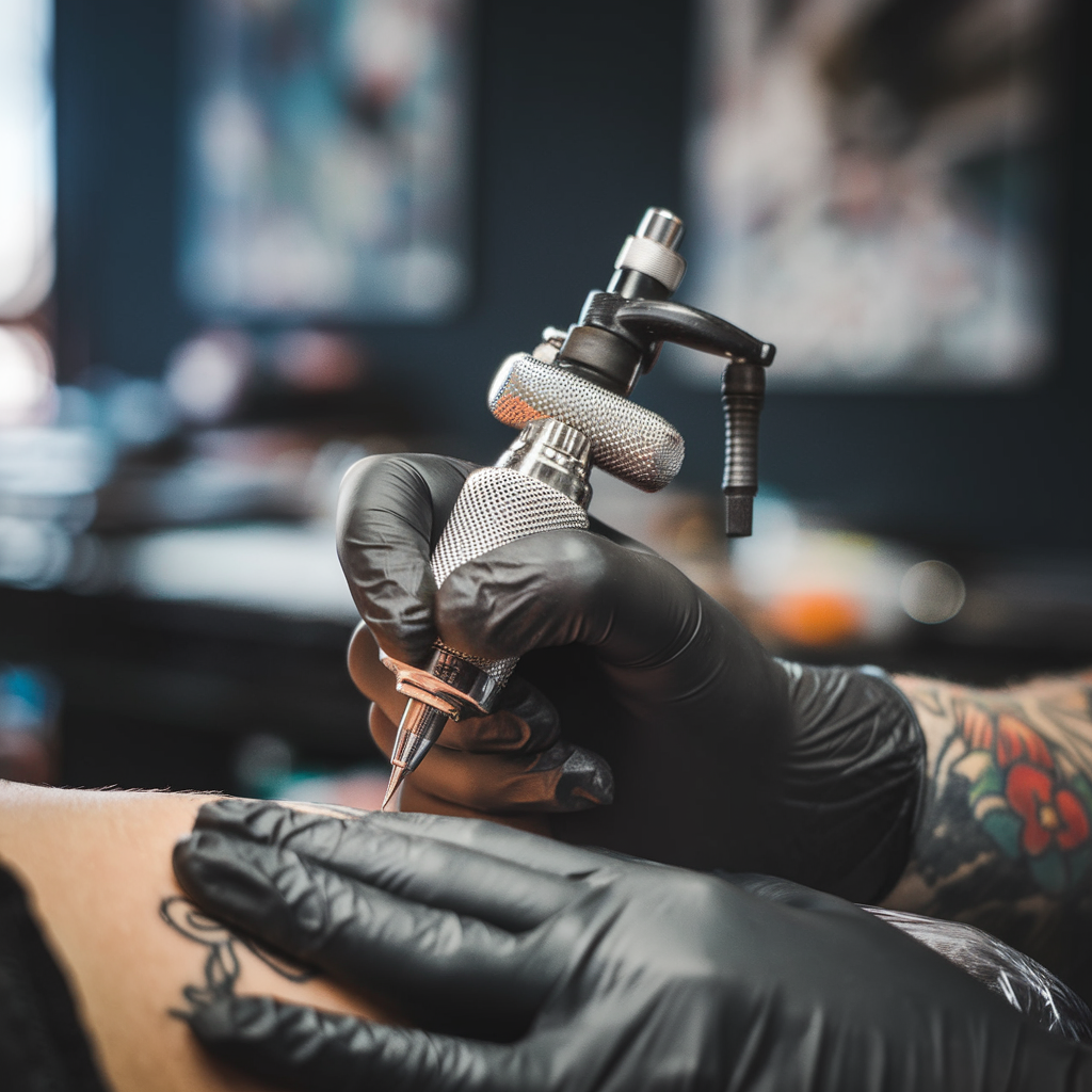 How to Hold the Tattoo Machine